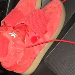 Addidas Mens Bball Red Sneakers